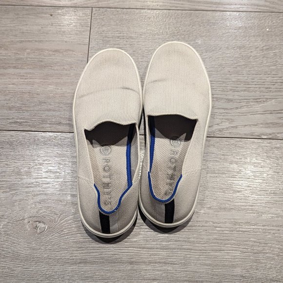 Rothy's Original Slip On Sneaker Sand (5) - Picture 4 of 9